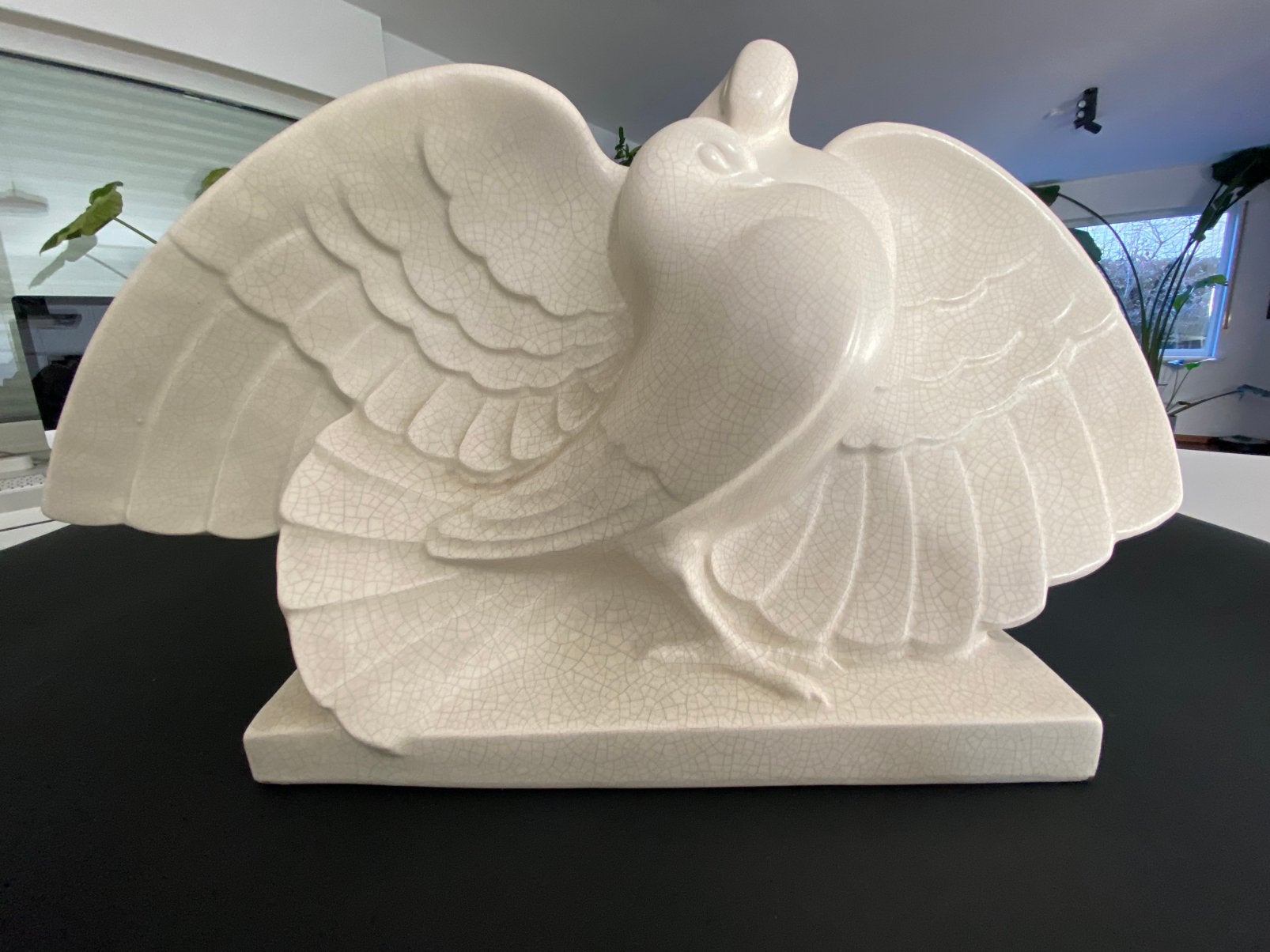 Art Deco Craquelé  – Lejan (Jaren '30), Antiquités & Art, Enlèvement, Art deco, Statue