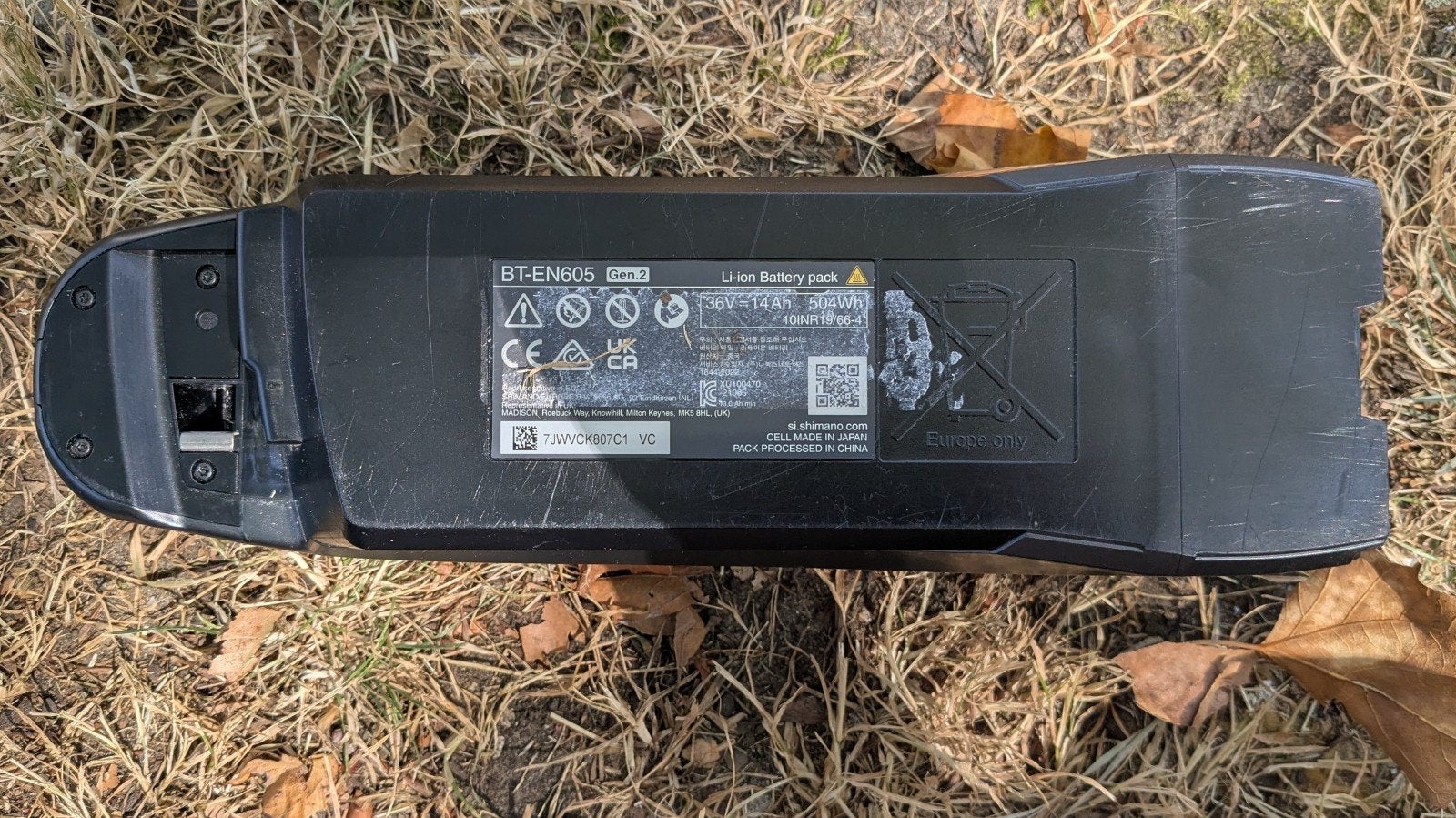 Batterie Shimano BT-EN605 Gen. 2 504 Wh et chargeur EC-E6002, Enlèvement ou Envoi, Comme neuf