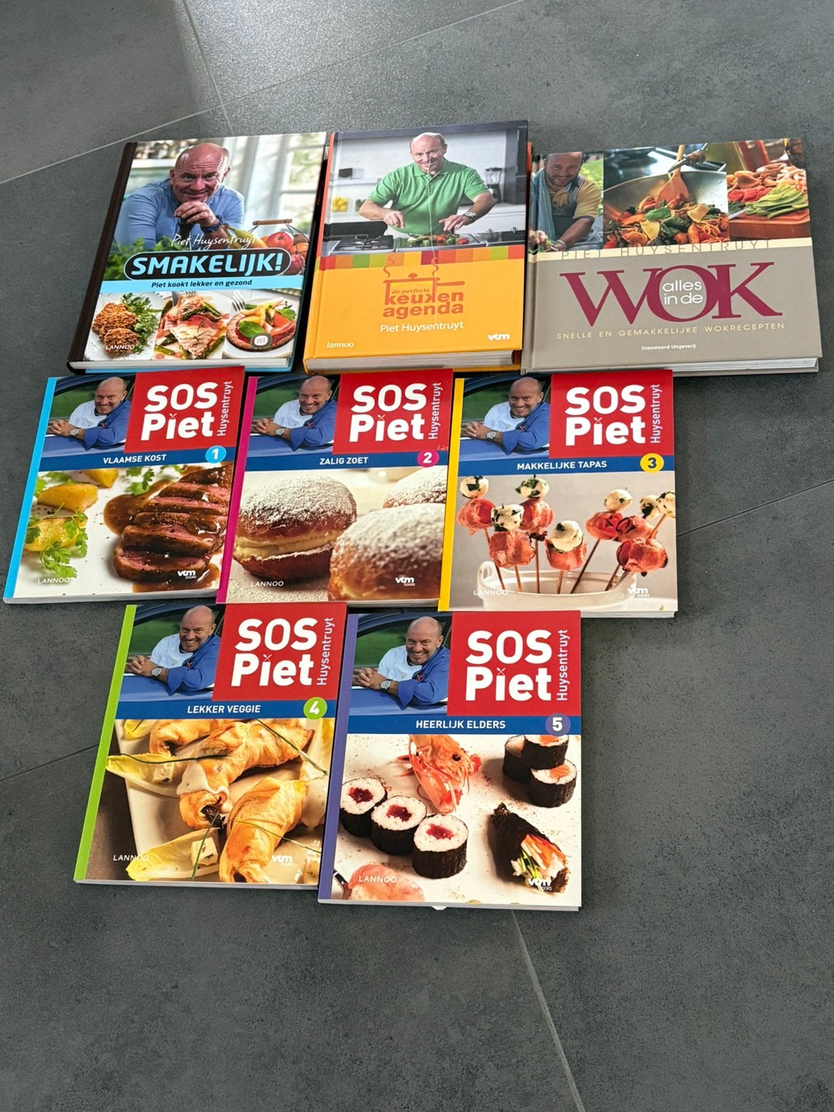 Kookboeken Piet Huysentruyt, Ophalen, Gelezen