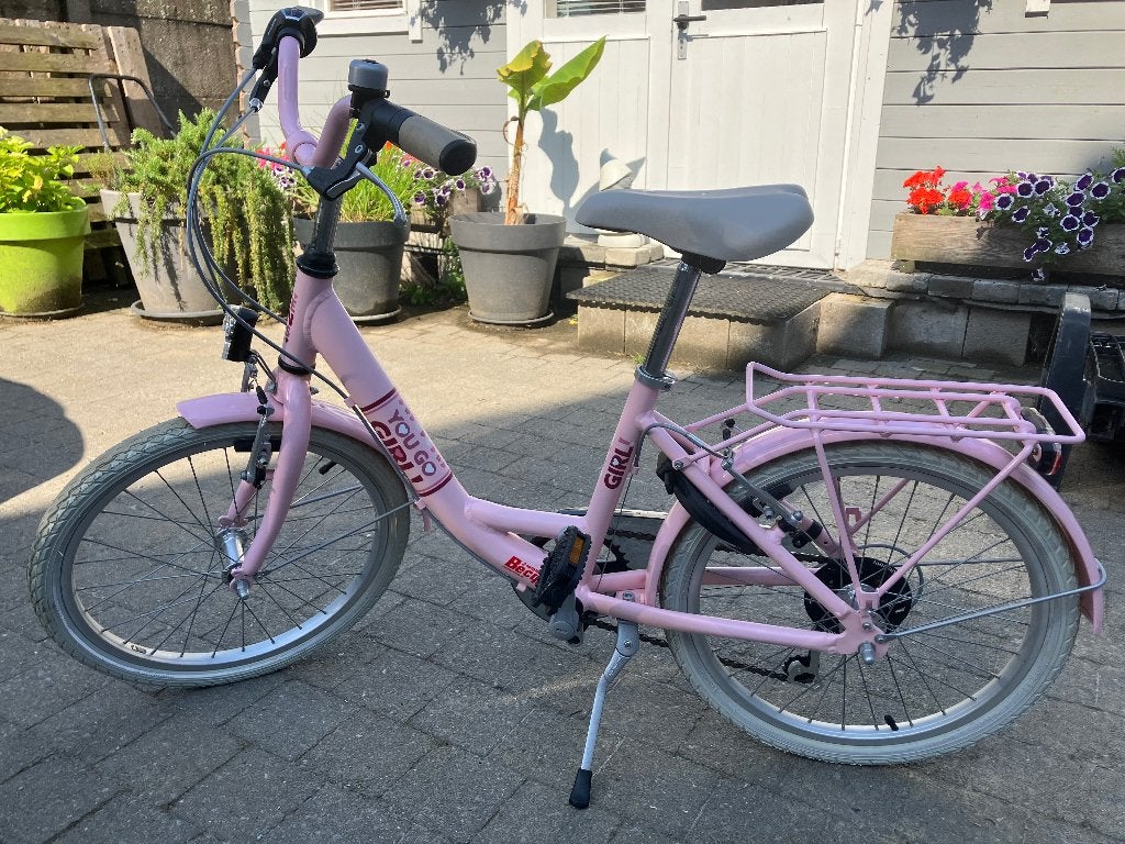 Roze meisjesfiets 24 inch, Fietsen en Brommers, Ophalen, 24 inch, Velgrem, Versnellingen