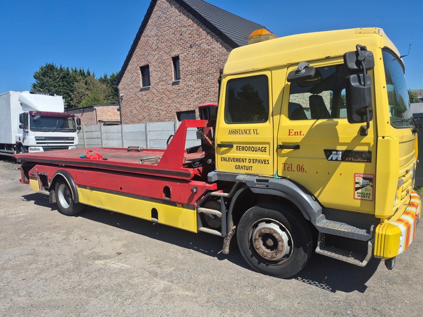 RENAULT MIDLINER TAKELWAGEN, Auto's, Vrachtwagens, Bedrijf, Te koop, Renault