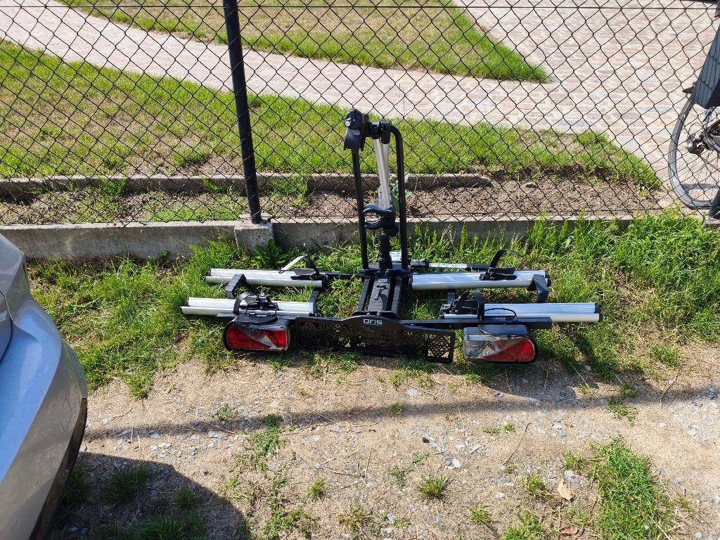Fietsendrager, Ophalen, 2 fietsen, Zo goed als nieuw, Trekhaakdrager