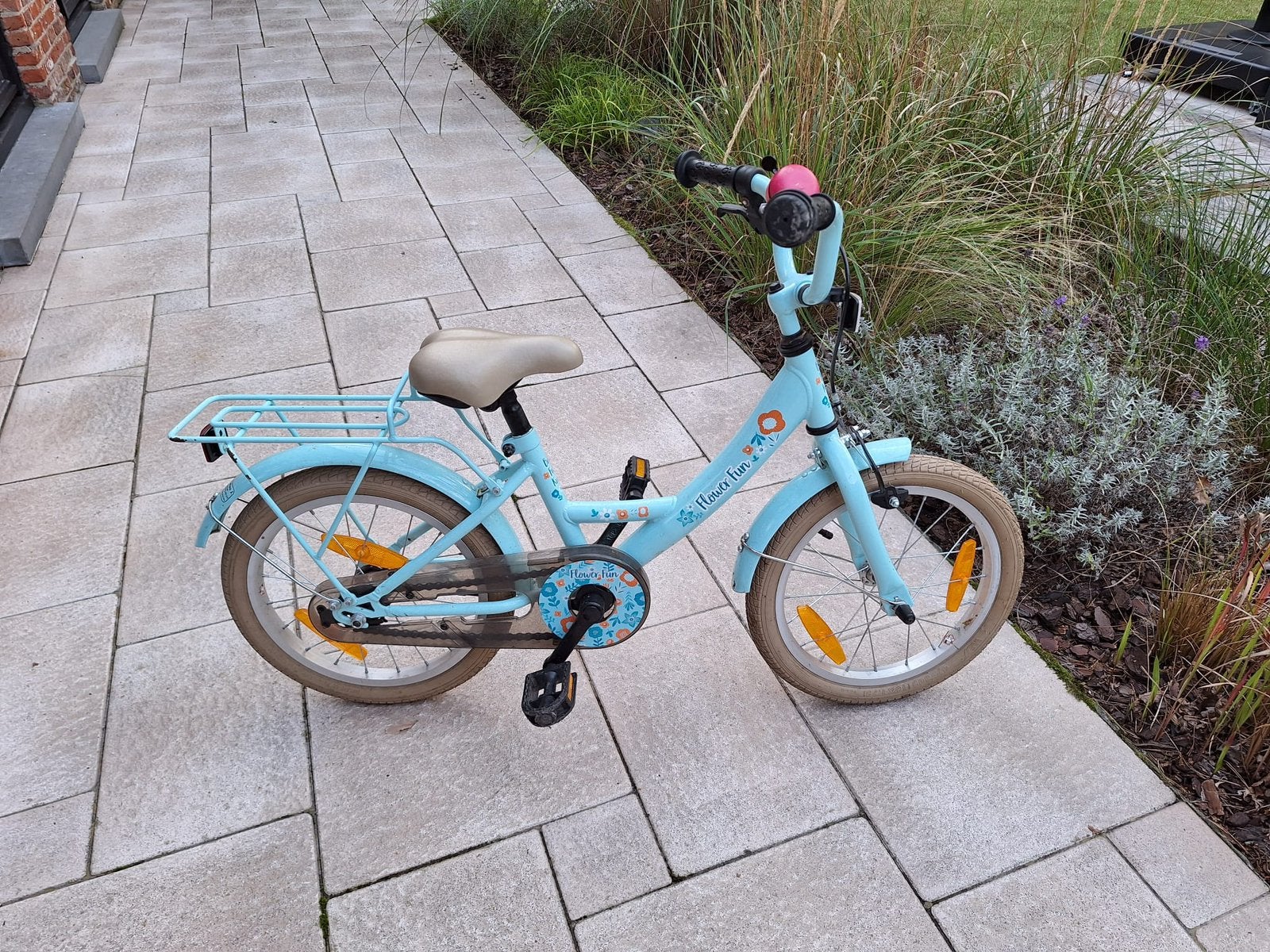 Bikefun Flower Fun 16 inch meisjes fiets, Ophalen, Zo goed als nieuw