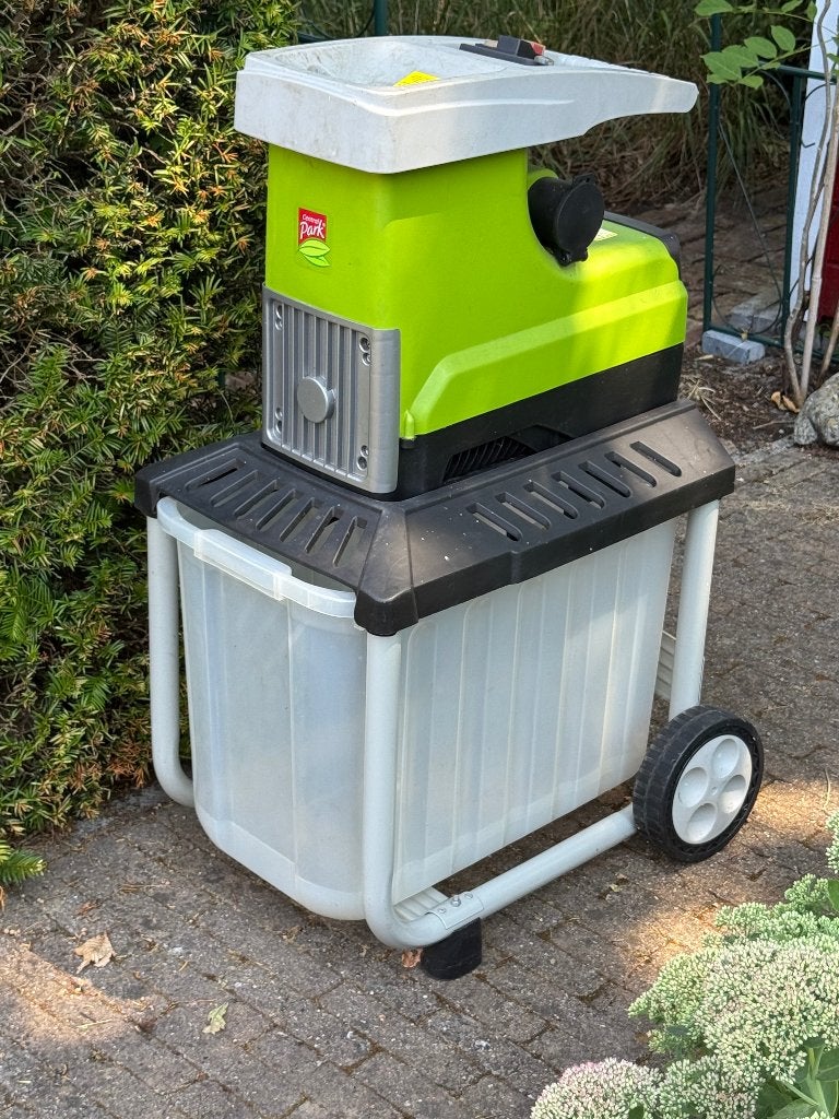 Elektrische fluisterhakselaar, Jardin & Terrasse, Déchiqueteurs, Utilisé, Électrique, Sac de ramassage, Enlèvement