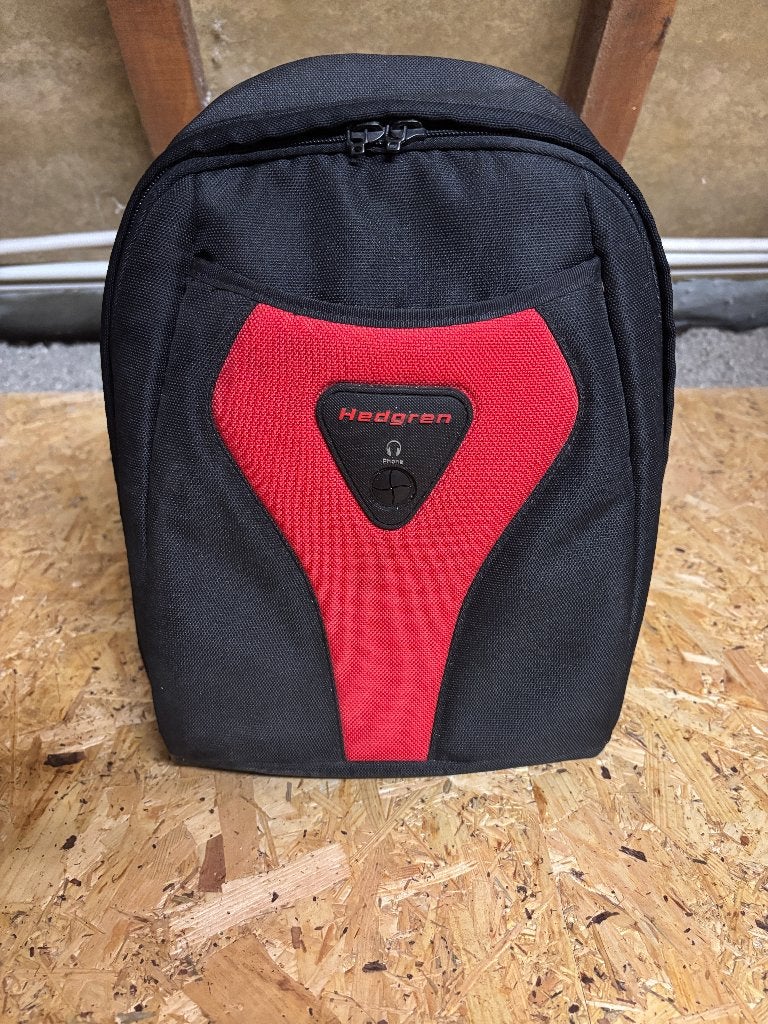 Sac à dos Hedgren - Rouge&Noir, Ophalen of Verzenden, Gebruikt, Overige merken, Waterdicht