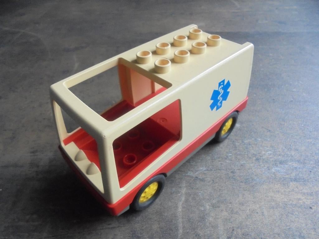 Lego Duplo Van Type 1 (zie foto's), Enlèvement ou Envoi, Utilisé, Briques en vrac, Duplo