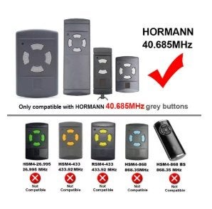 Émetteur Hormann de remplacement 40 685 MHz, 2 boutons, Enlèvement ou Envoi, Neuf