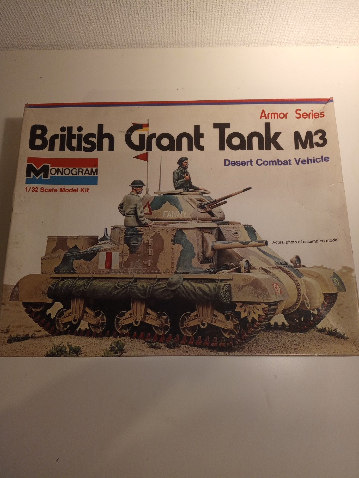 monogram 7535 british grant tank M3, Hobby en Vrije tijd, Ophalen, Tank, Monogram