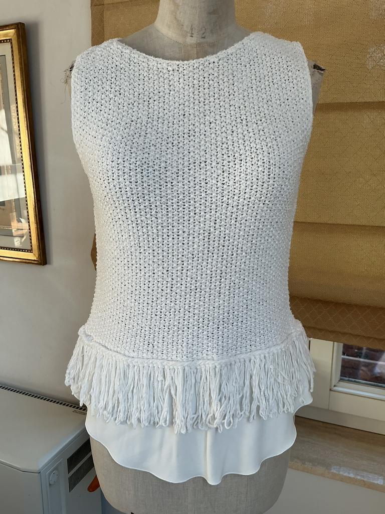Top Fabiana Filippi , maat 38, Kleding | Dames, Ophalen of Verzenden, Maat 38/40 (M), Wit