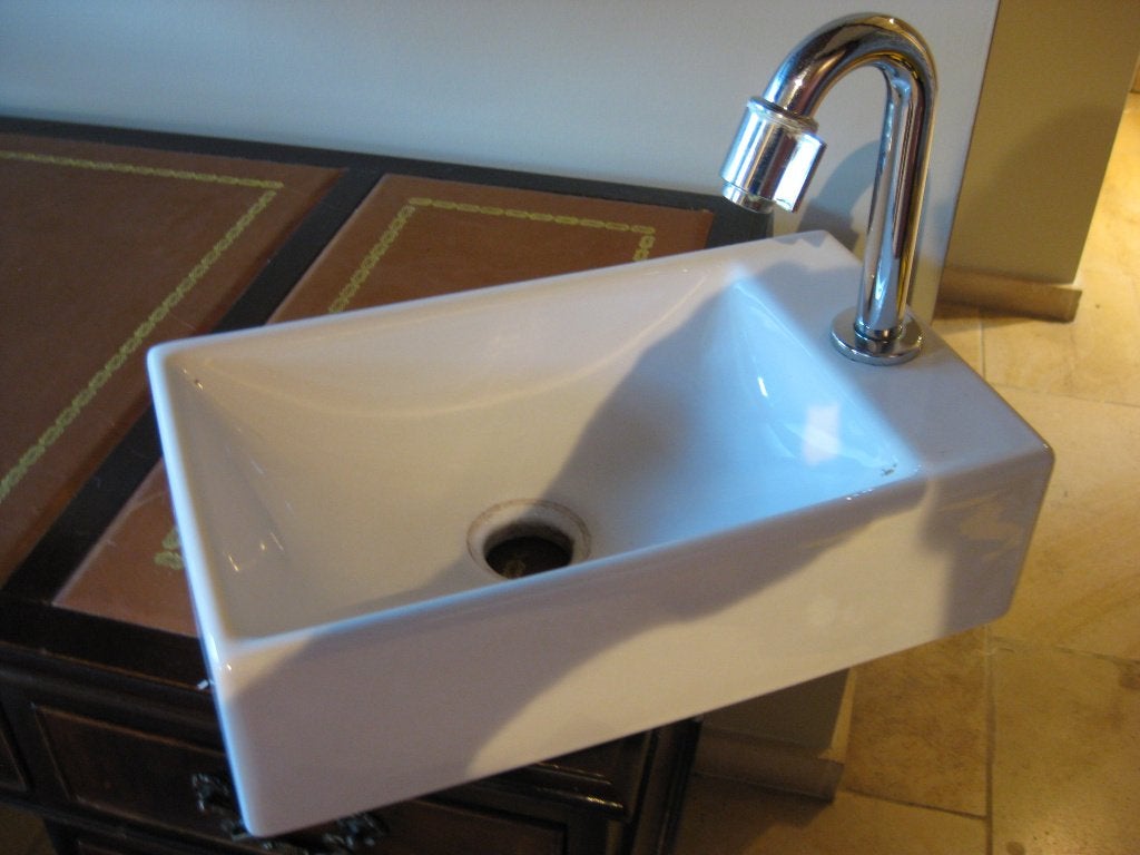 Fontein Lavabo voor toilet, Ophalen, Gebruikt, Wasbak of Wastafel