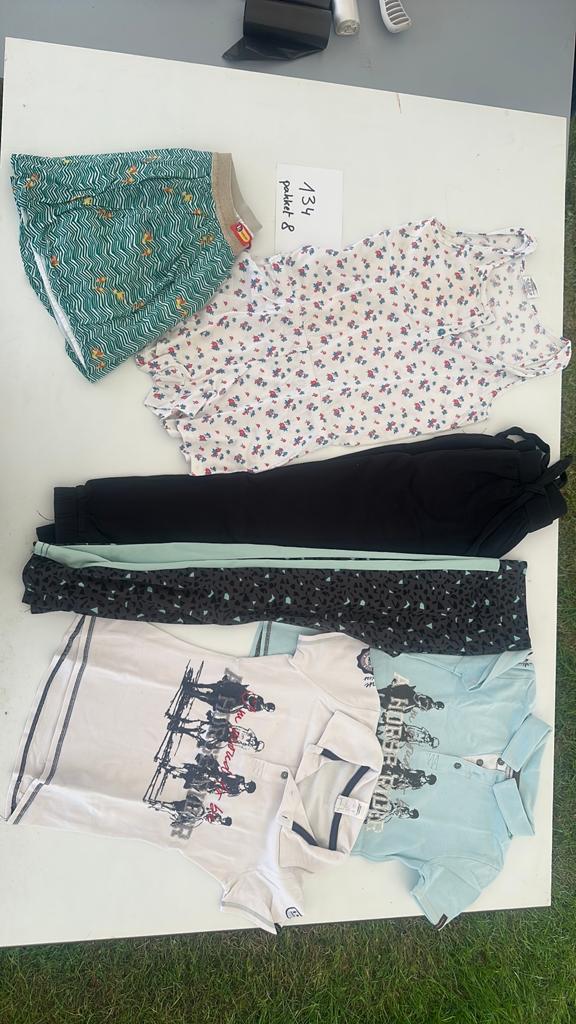 Pakket 8 meisje maat 134, Ophalen, Zo goed als nieuw, Meisje, Broek