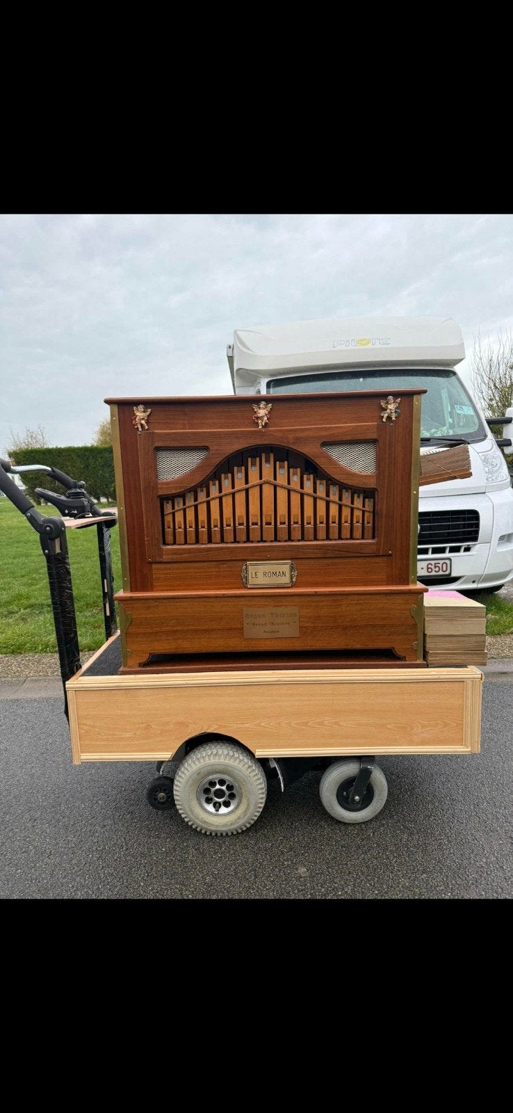 Elektrische draaiorgel kar, Enlèvement ou Envoi