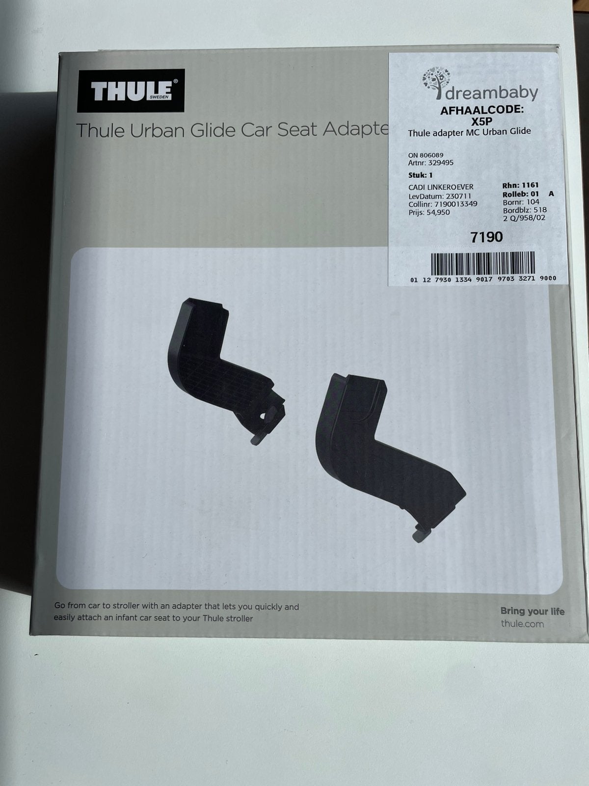 THULE urban glide car seat adapter, Kinderen en Baby's, Buggy's, Ophalen, Zo goed als nieuw