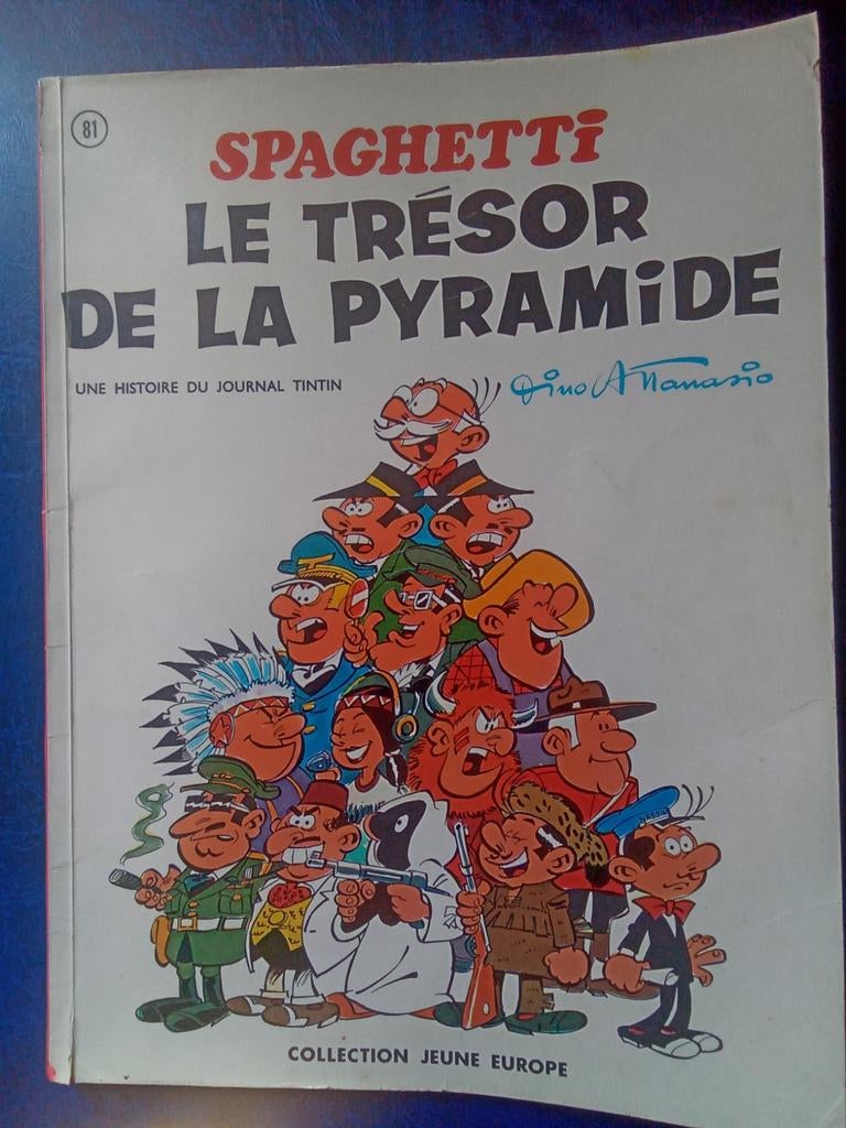B.D.  Spaghetti  (1972) met handtekening van de tekenaar, Verzenden