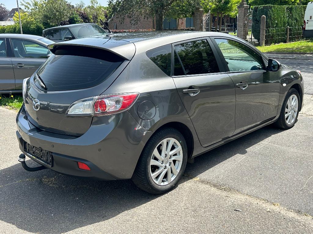 Mazda 3 1.6i, 2010, 114.880km, Airco, Keuring, 12m Garantie, Autos, Mazda, Argent ou Gris, Achat, Entreprise, 149 g/km