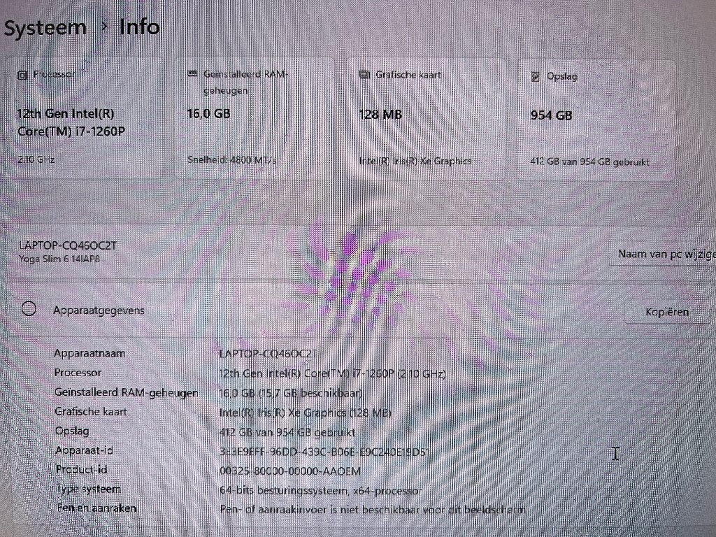 Lenovo Laptop, Informatique & Logiciels, Enlèvement ou Envoi, Comme neuf, Lenovo
