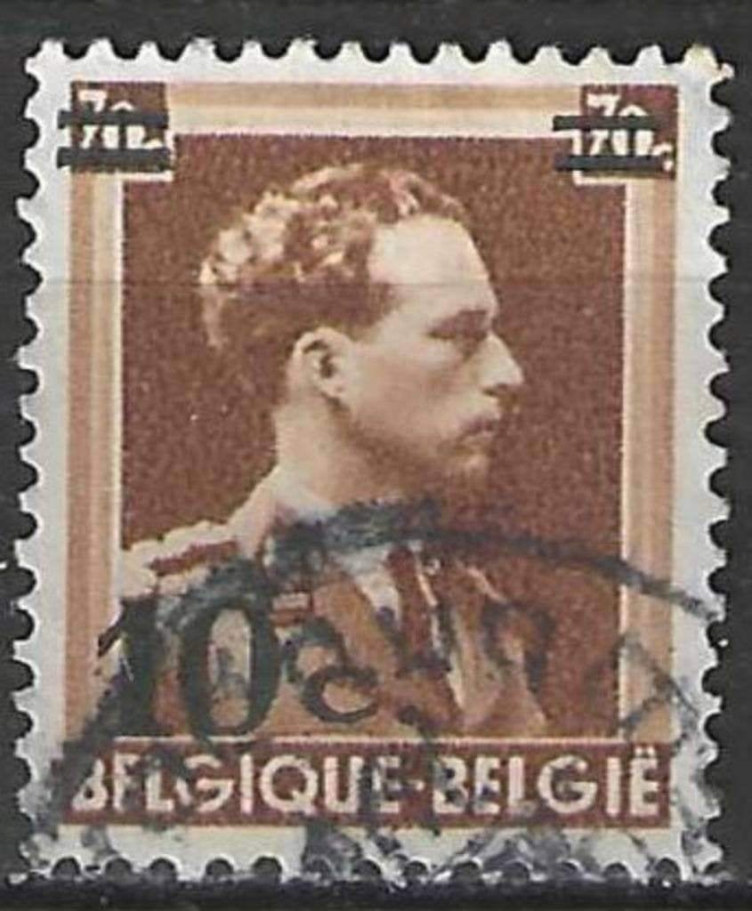 Belgique 1941/1942 - Yvert/OBP 570 - Léopold III (ST), Envoi, Affranchi, Oblitéré, Maison royale