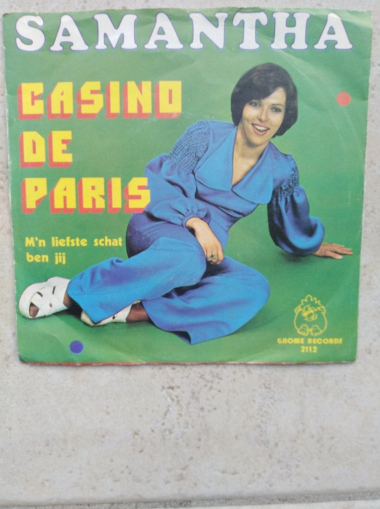 †Samantha: "Casino de Paris"/Samantha-SETJE!, Cd's en Dvd's, Vinyl | Nederlandstalig, Fotohoes, Ophalen of Verzenden