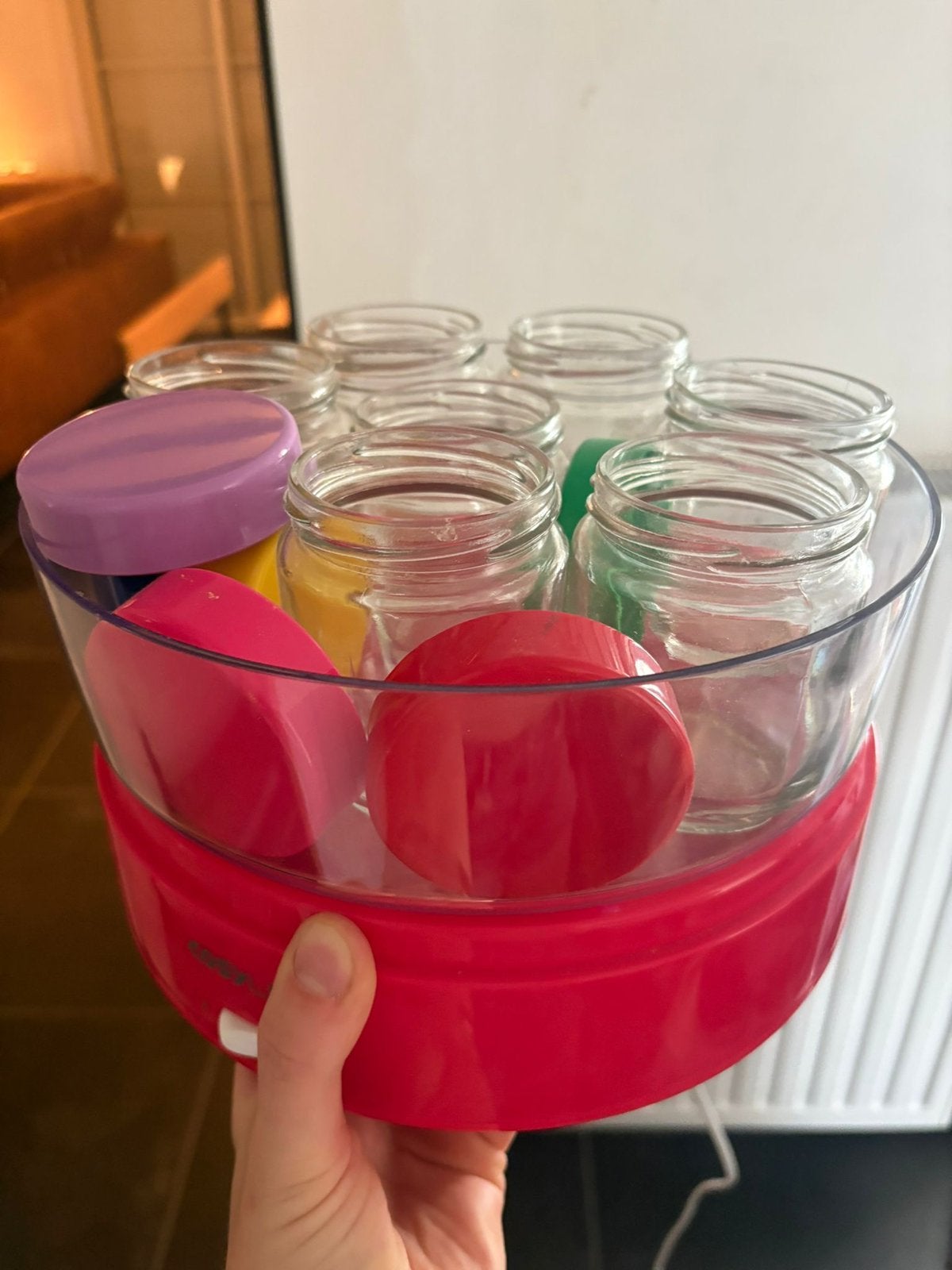 Yoghurt machine, Enlèvement