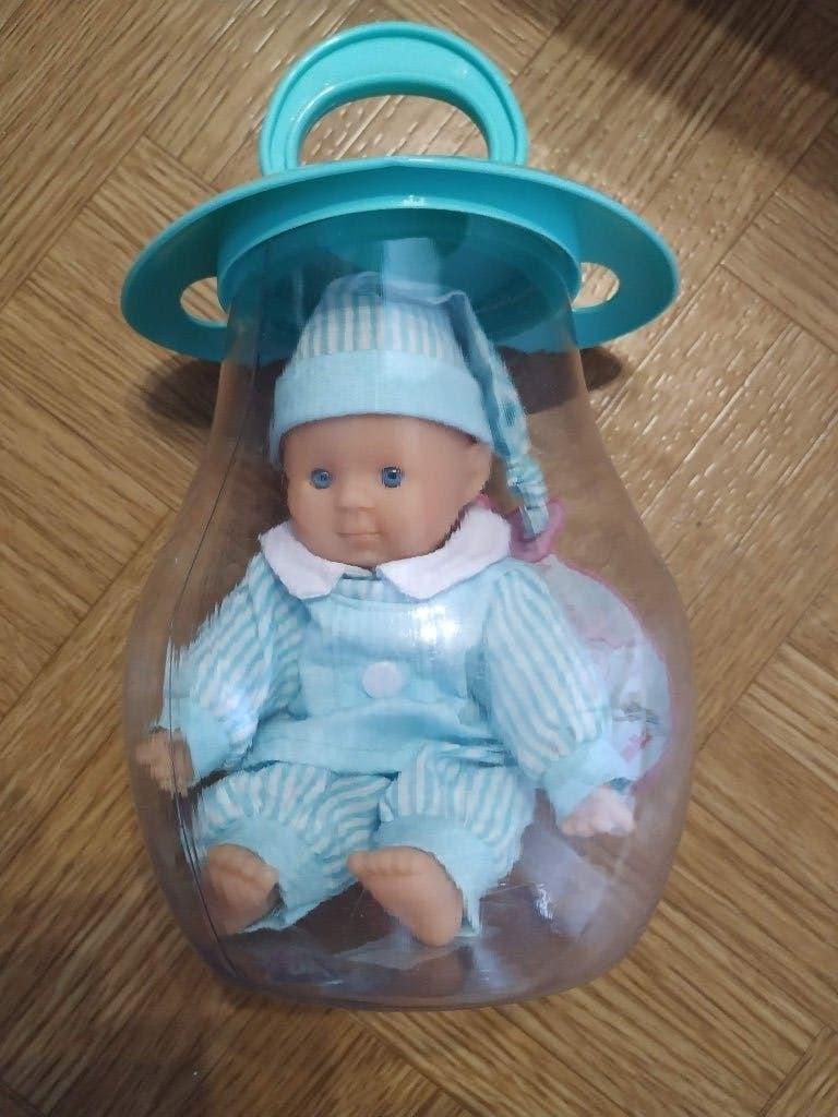 baby pop in grote tuut als cadeau unieke nieuwe geschenken, Ophalen of Verzenden, Nieuw, Babypop
