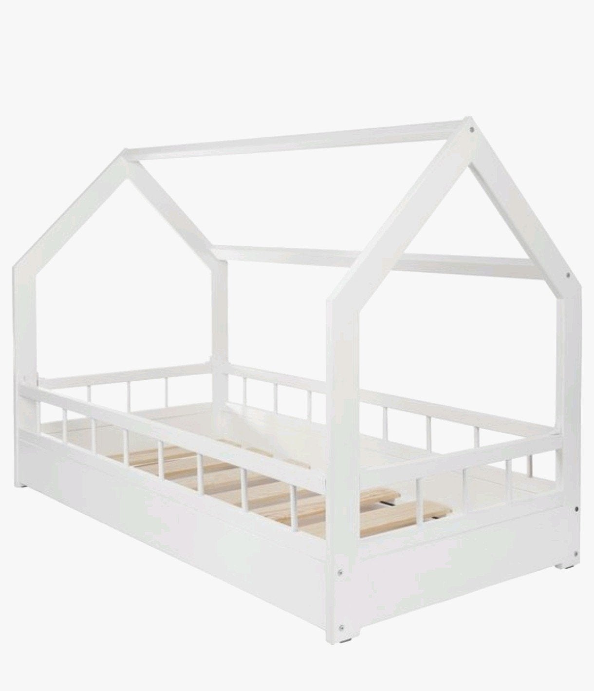 huisbed met hekje+matras, Kinderen en Baby's, Ophalen, Gebruikt, 70 tot 85 cm, 140 tot 160 cm