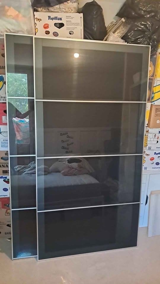 Kleeddeuren voor 2 personen, Ophalen, Gebruikt, 100 tot 150 cm, Minder dan 25 cm