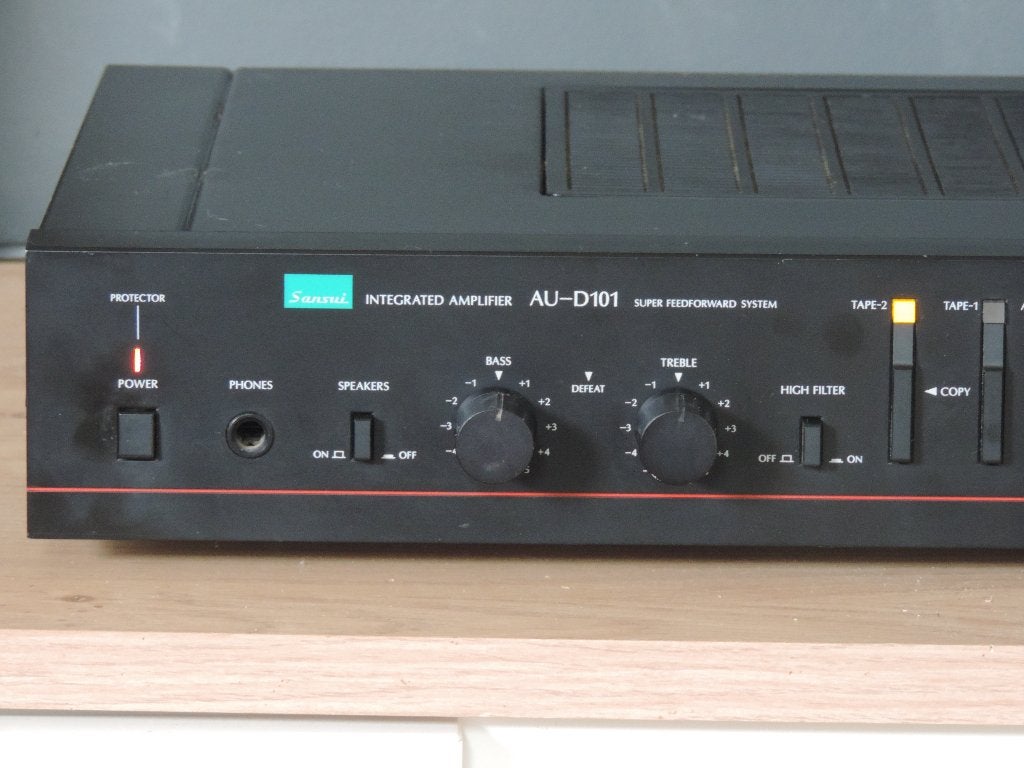 Ampli SANSUI AU-D101 avec entrée Phono, Audio, Tv en Foto, Versterkers en Ontvangers, Ophalen, Gebruikt