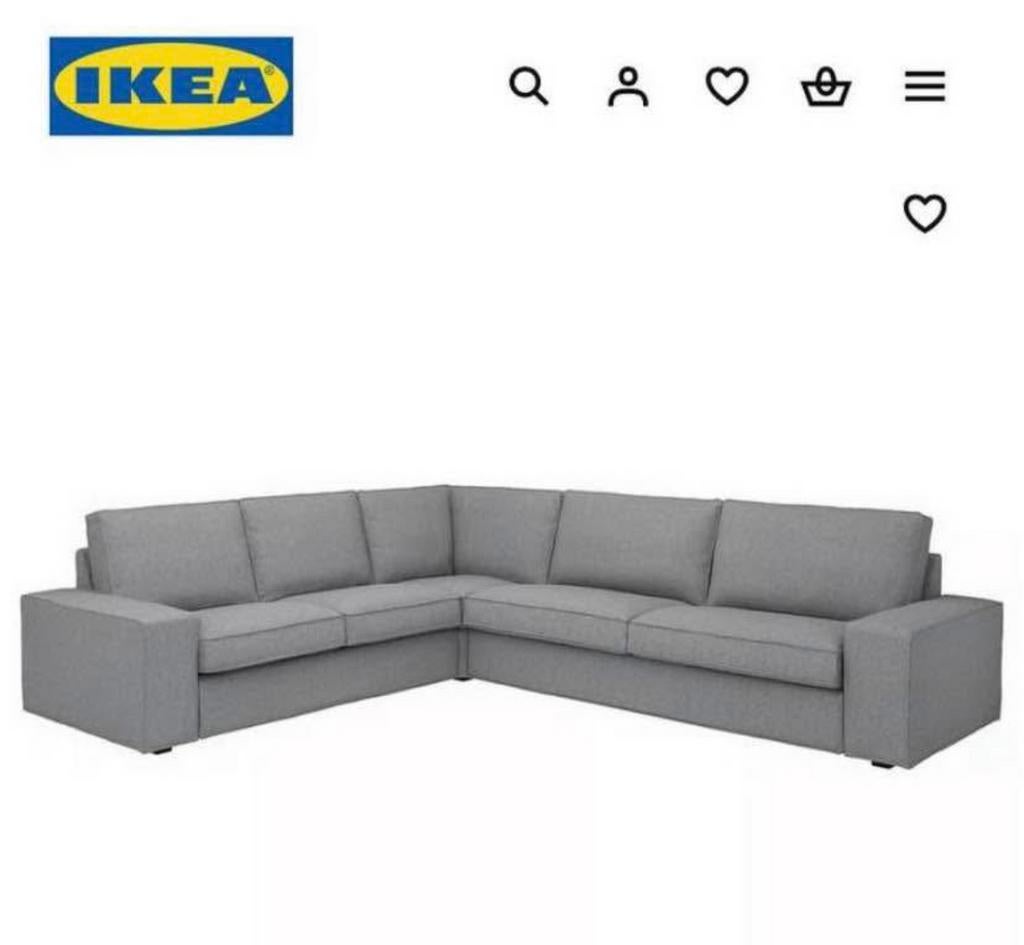 Housse kivik gris foncé, Enlèvement, Comme neuf, Gris