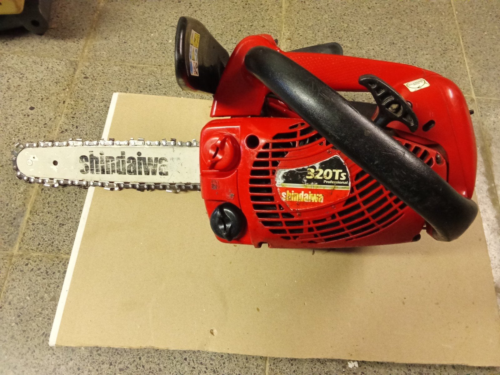 professionele tophandle kettingzaag shindaiwa 320 Ts, Tuin en Terras, Ophalen