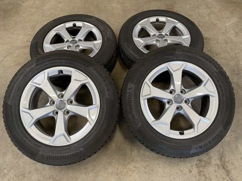 17 inch originele velgen + winterbanden Audi Q3 83A0714978Z8, Pneus et Jantes, -, 17 pouces, Utilisé