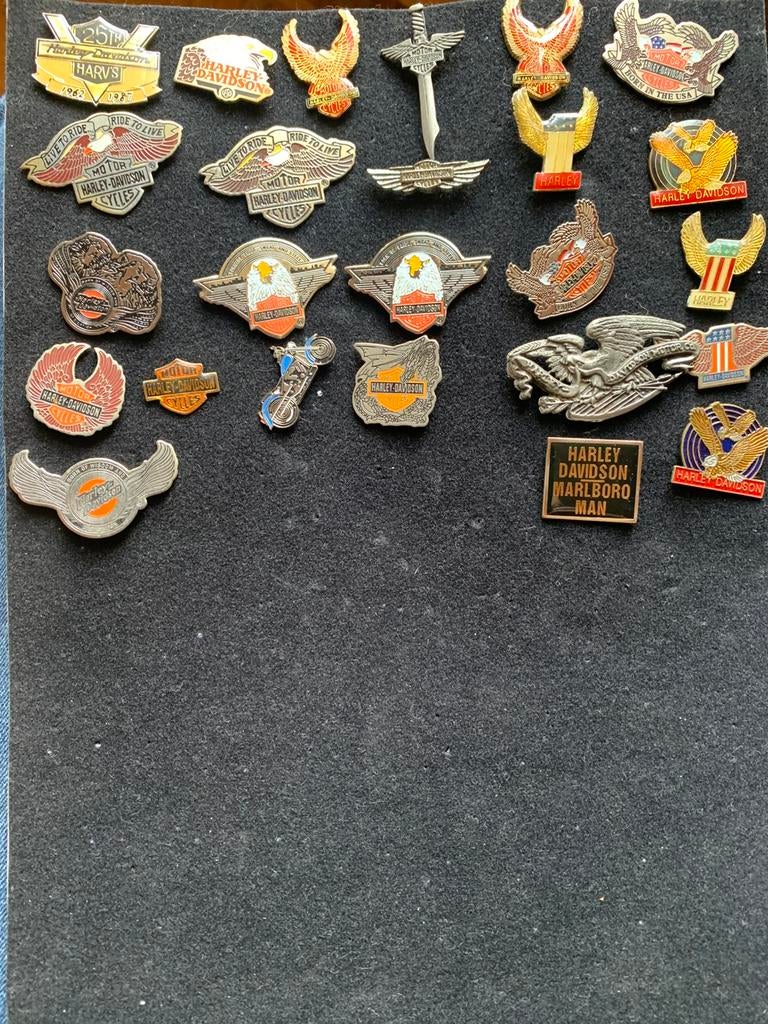 Retro pins van Harley-Davidson 5€ het stuk, Verzamelen, Ophalen of Verzenden, Zo goed als nieuw