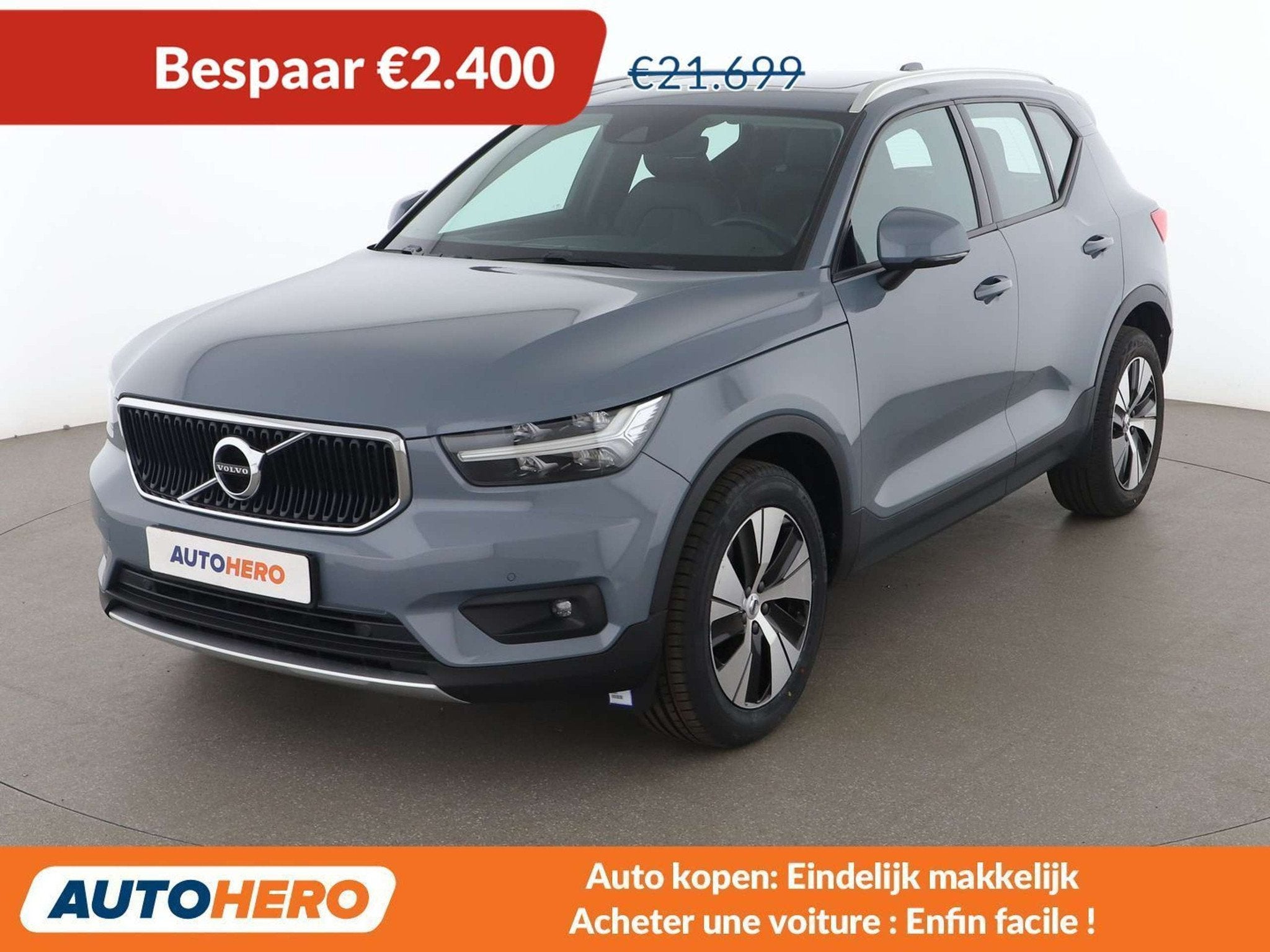 Volvo XC40 2.0 D3 Momentum Pro 2WD, Cuir, Argent ou Gris, Achat, Noir