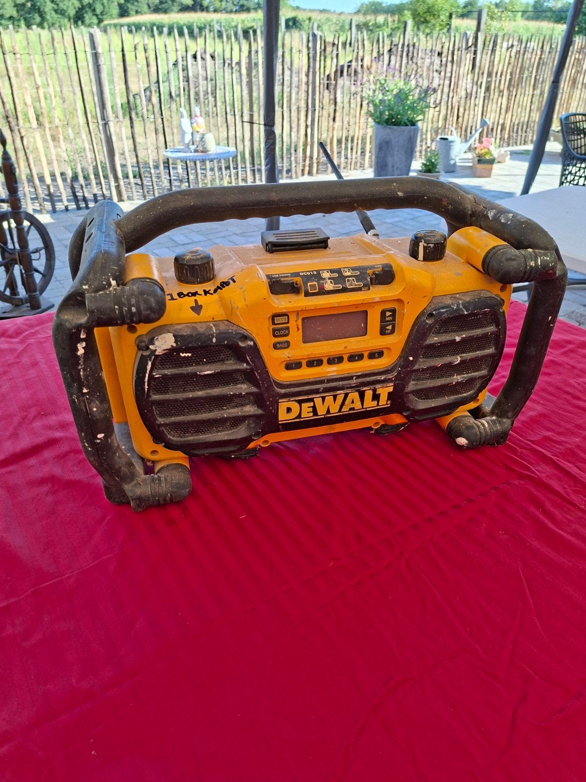 DeWalt bouwradio DC013, Ophalen of Verzenden, Gebruikt