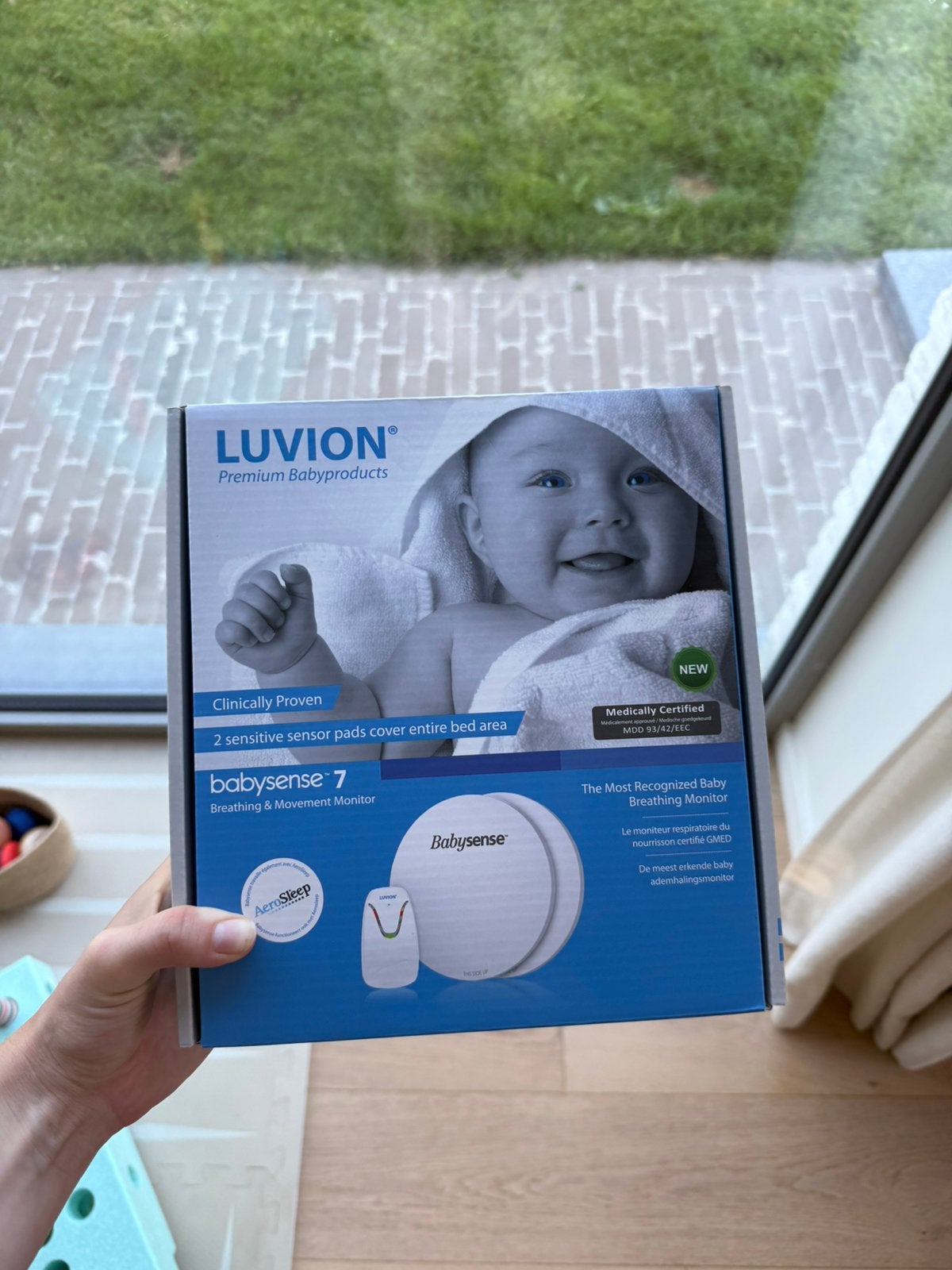 Luvion Baby Sense 7 ONGEOPEND, Kinderen en Baby's, Babyfoons, Ophalen, Zo goed als nieuw