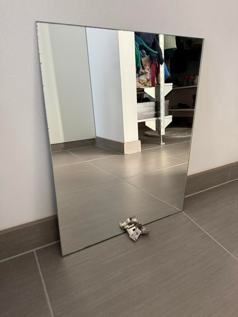 Gratis spiegel 40 x 50 cm, Ophalen, Minder dan 50 cm, Gebruikt, Minder dan 100 cm