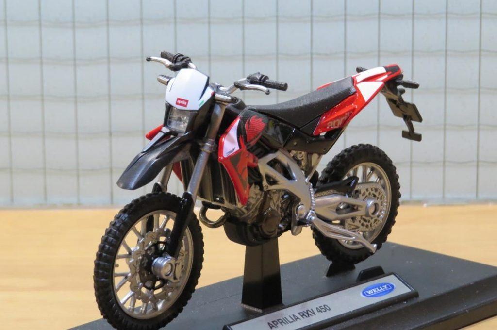 Aprilia RXV450 RXV 1:18 12827 Welly, Ophalen of Verzenden, Nieuw, Motor, Welly