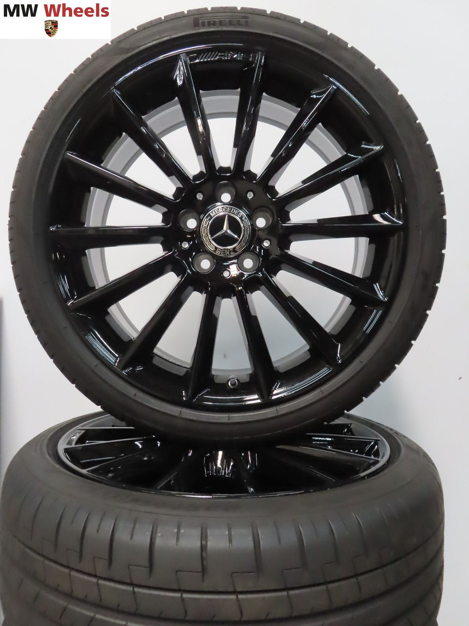 Mercedes A klasse W177 19 inch AMG velgen met zomerbanden, Auto-onderdelen, 19 inch, Gebruikt, -, -