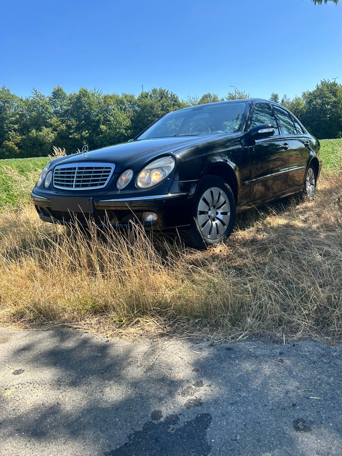 Mercedes w211, Auto's, Mercedes-Benz, Automaat, Leder, Te koop