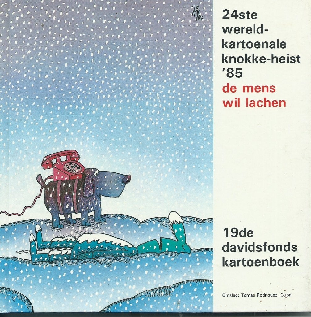 19 de kartoenboek wereldkartoenale 25 1985 knokke heist, Livres, Humour, Envoi, Comme neuf, Cartoons ou Dessins humoristiques