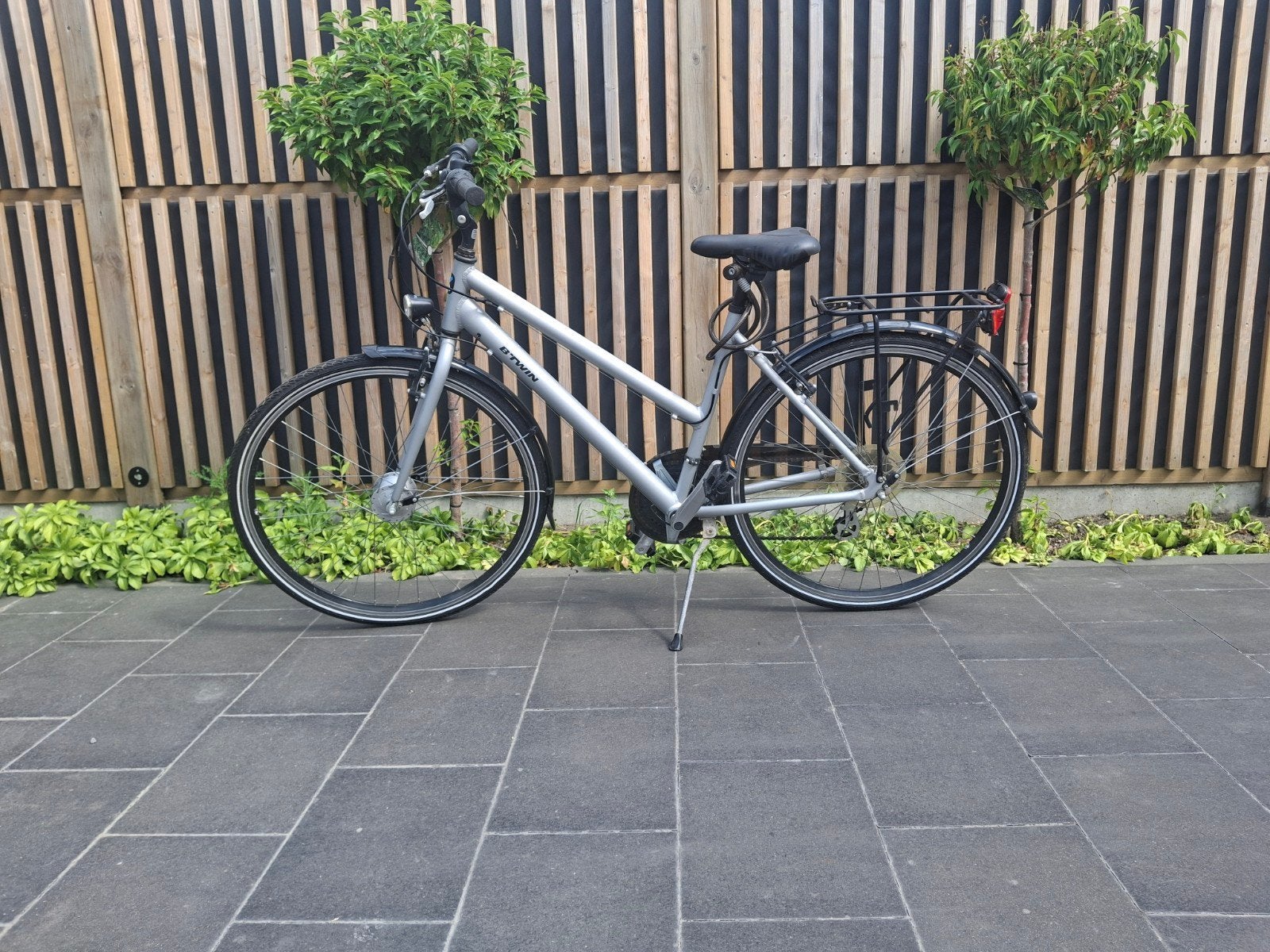 sportieve damesfiets hoprider, Ophalen