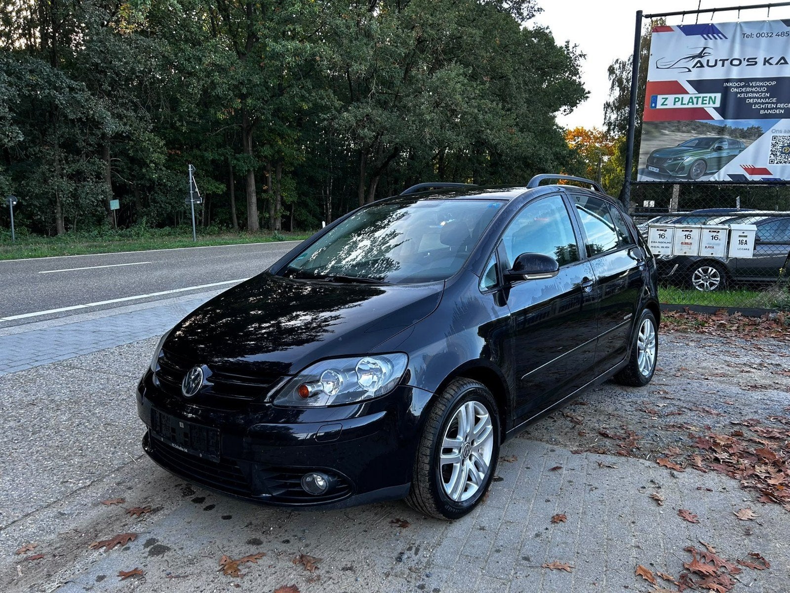 Golf Plus 1.4 benzin km 175.000 bj08/2008, Auto's, Stof, Zwart, 4 cilinders, Zwart