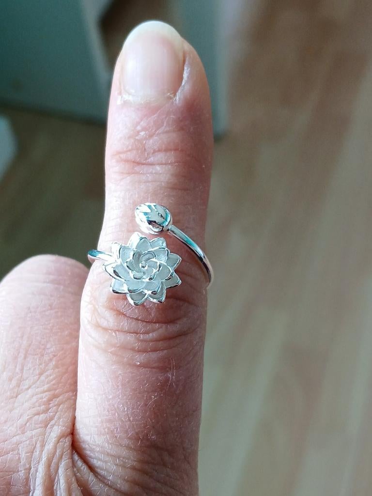 925 zilveren ring, Handtassen en Accessoires, Zilver, Zilver