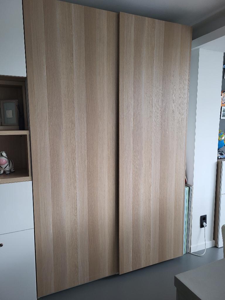 (Kleer)kast Pax Ikea, Ophalen, 200 cm of meer, Zo goed als nieuw, 25 tot 50 cm