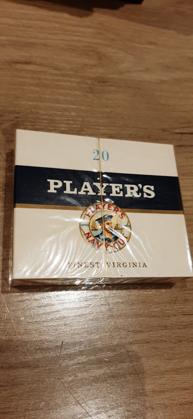 Cigarettes PLAYERS NAVY CUT des années 1940, Collections, Enlèvement, Comme neuf, Boite à tabac ou Emballage