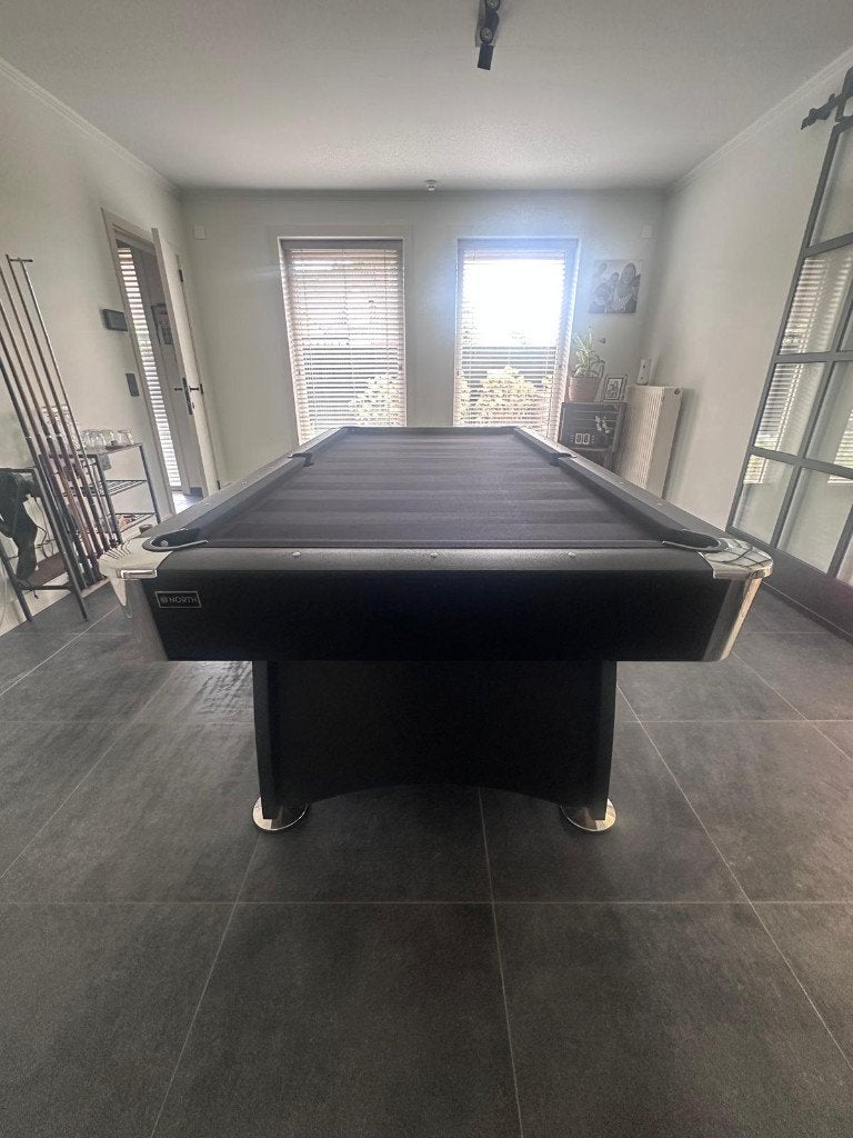 Billard 8Ft Noir, Sports & Fitness, Billards & Billards américains, Enlèvement, Comme neuf, Table de billard