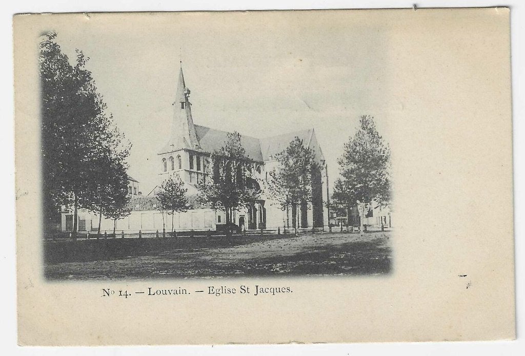 Carte postale Louvain, Eglise St Jacques, Enlèvement ou Envoi, Avant 1920, Affranchie, Brabant Flamand