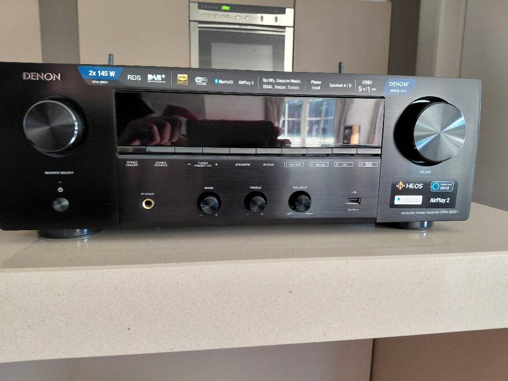 Denon DRA-800H stereo versterker, Ophalen, Denon, Zo goed als nieuw, 60 tot 120 watt