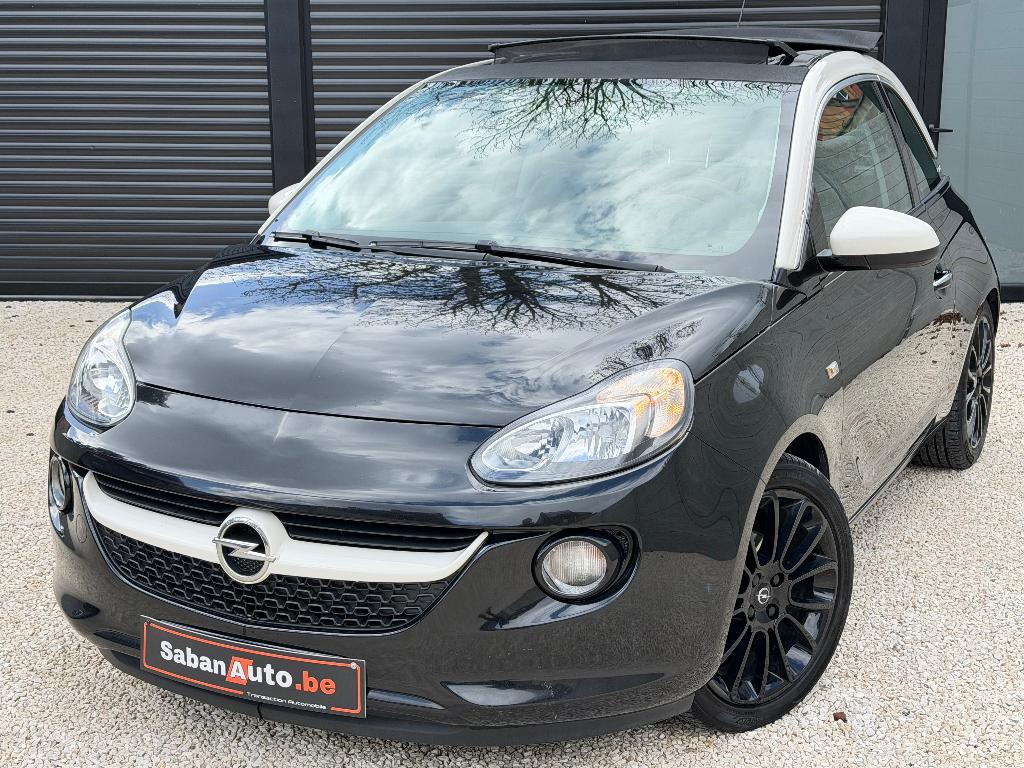 Opel Adam Cabriolet 1.4 turbo 2019, Auto's, 4 zetels, ADAM, Zwart, Leder