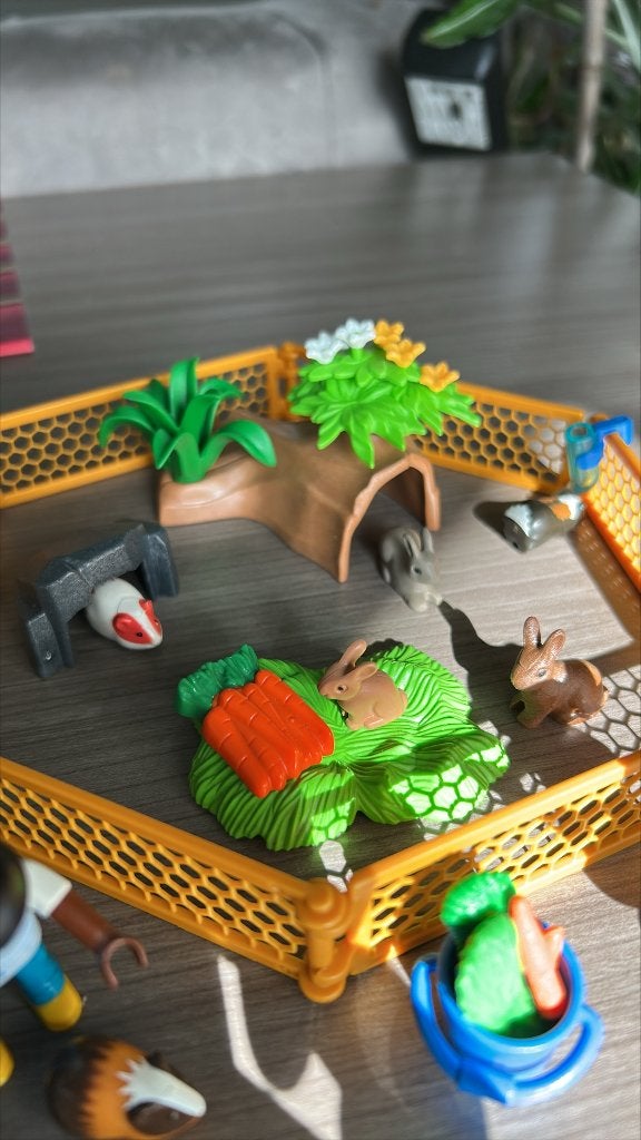 kooi met dieren playmobil 70137, Ophalen of Verzenden, Zo goed als nieuw, Complete set, Overige typen