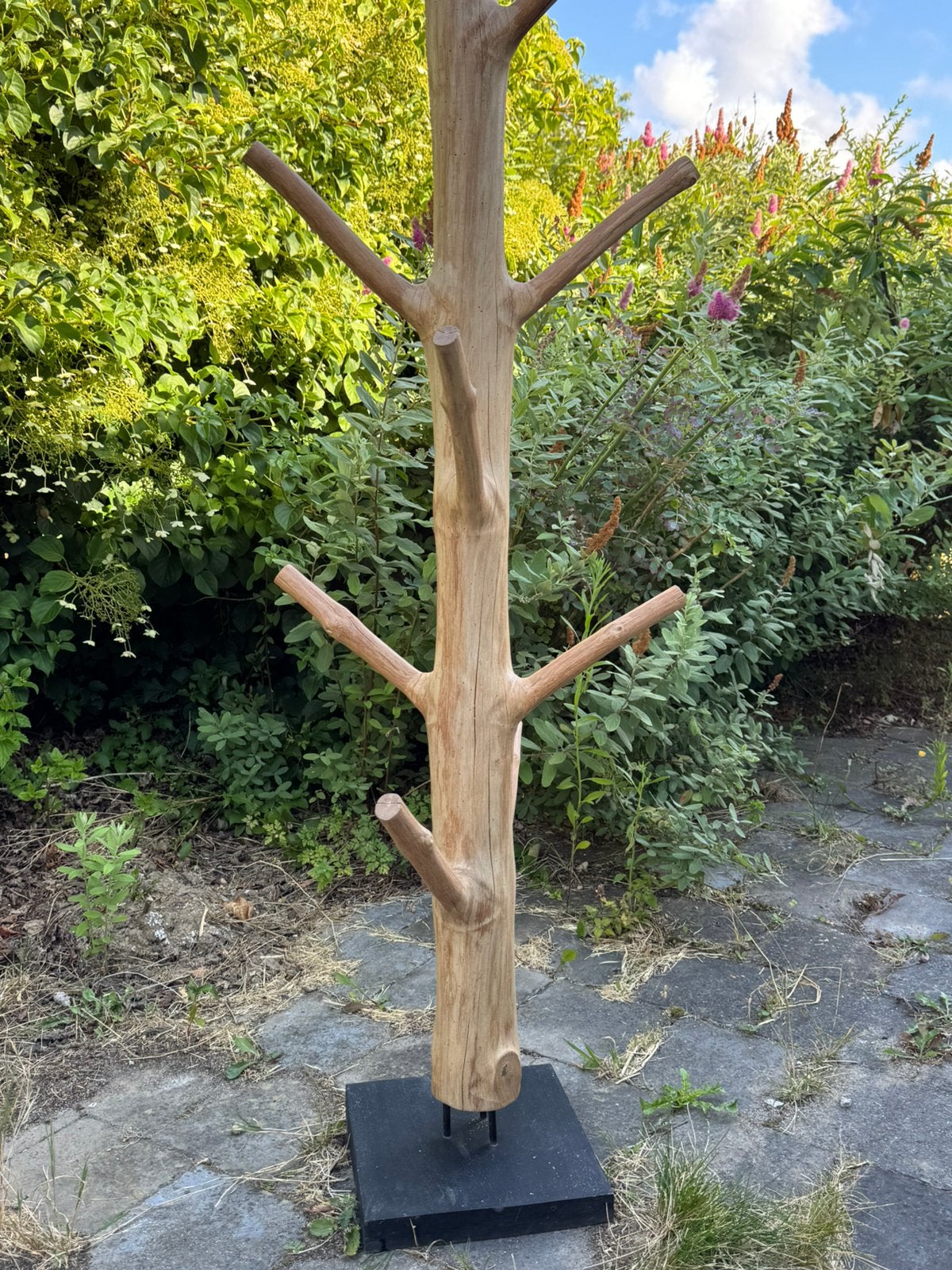 Porte-manteau en bois, Ophalen, Gebruikt, 200 cm of meer, Staande kapstok